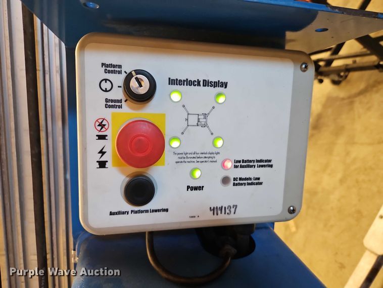 image for item FN5511 2002 Genie AWP-40S vertical lift