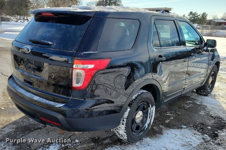 image for item NO9838 2014 Ford Explorer Police Interceptor SUV