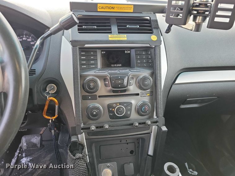 image for item NO9838 2014 Ford Explorer Police Interceptor SUV