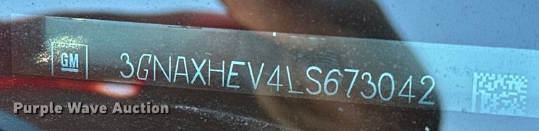 image for item OJ9938 2020 Chevrolet Equinox SUV