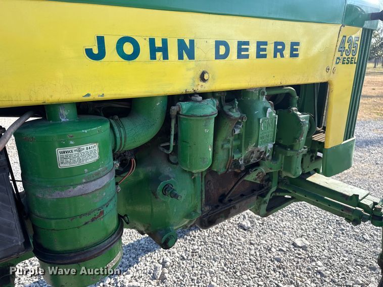 image for item DQ4197 1959 John Deere 435 tractor