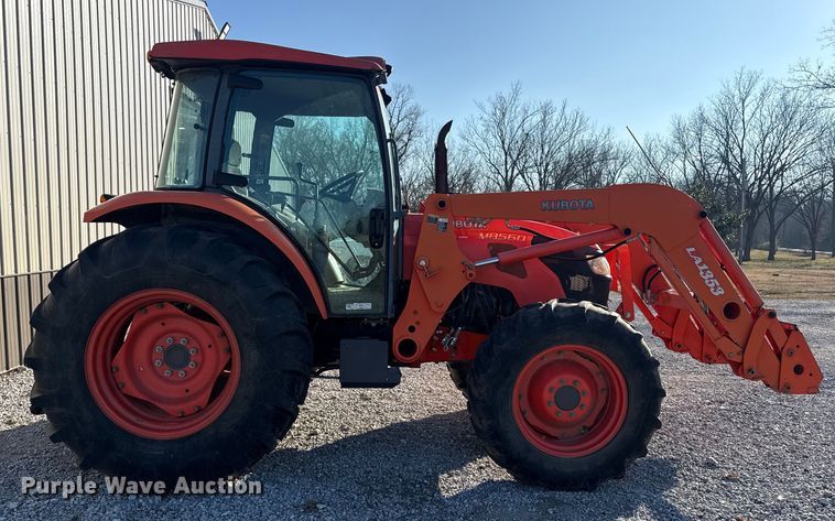 image for item DQ4198 Kubota M8560 MFWD tractor
