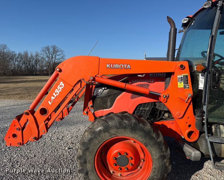 image for item DQ4198 Kubota M8560 MFWD tractor