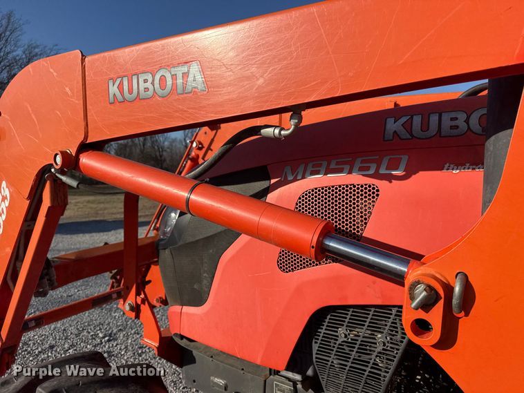 image for item DQ4198 Kubota M8560 MFWD tractor