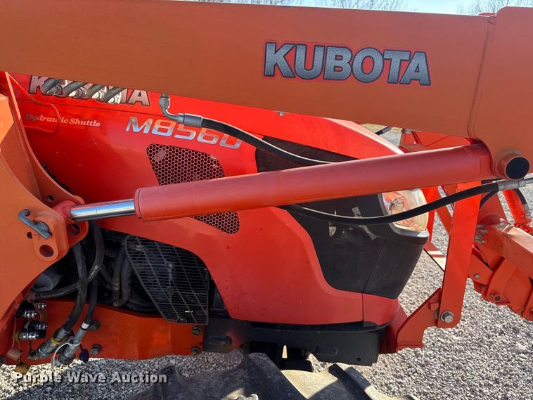 image for item DQ4198 Kubota M8560 MFWD tractor