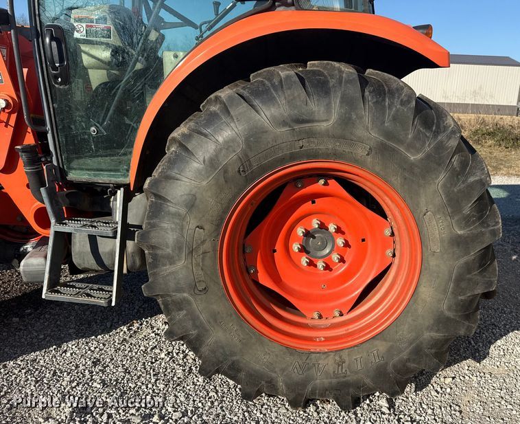 image for item DQ4198 Kubota M8560 MFWD tractor