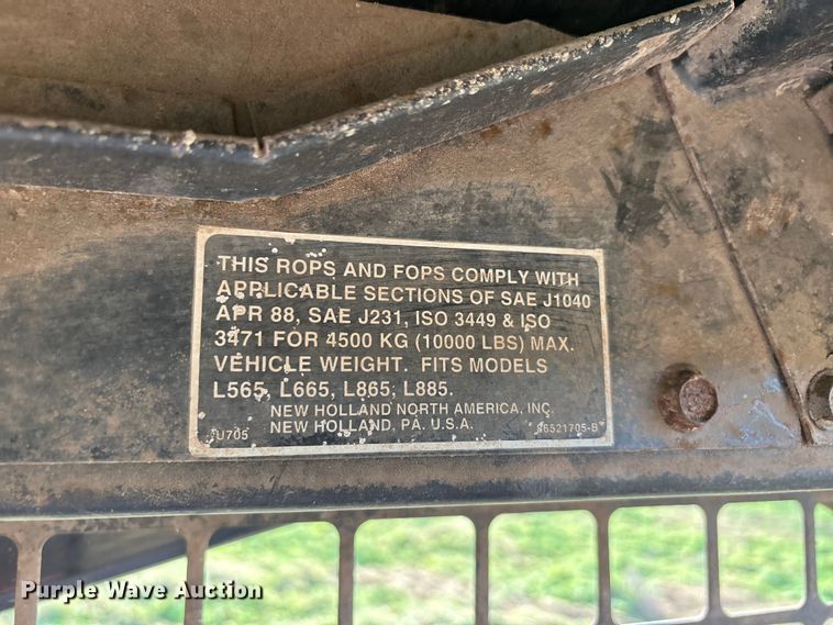 image for item DW7394 1997 New Holland L865 Turbo skid steer loader