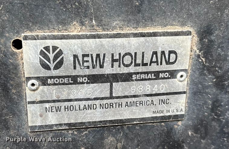 image for item DW7394 1997 New Holland L865 Turbo skid steer loader