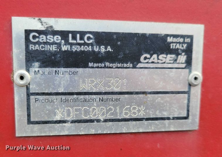 image for item EA2759 Case WRX301 hay rake