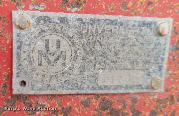 image for item EA2764 Unverferth header trailer