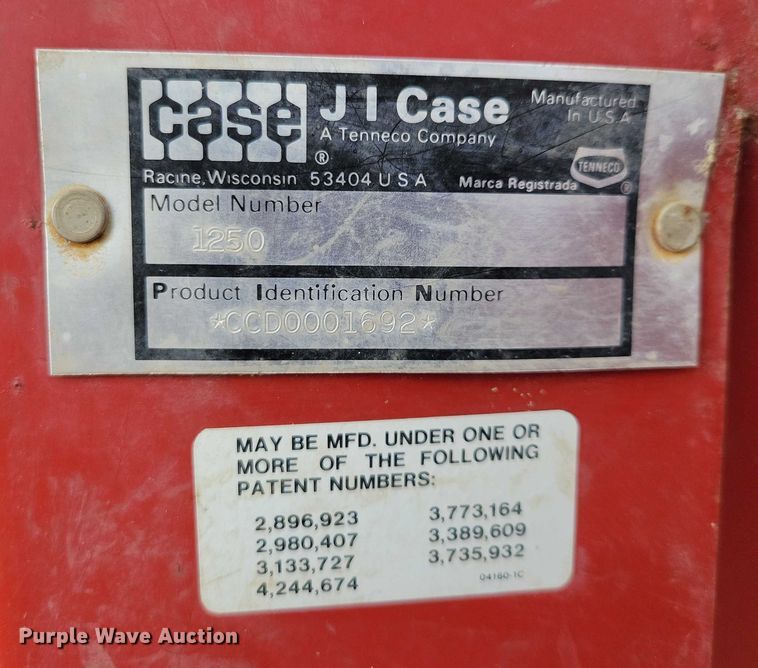 image for item EA2788 Case IH 1250 feed grinder/mixer