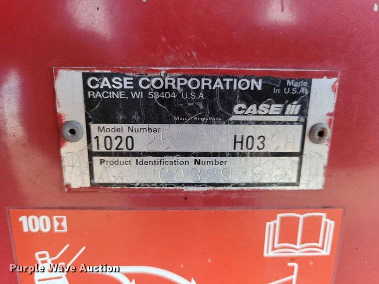 image for item EA2790 2002 Case IH 1020 flex head