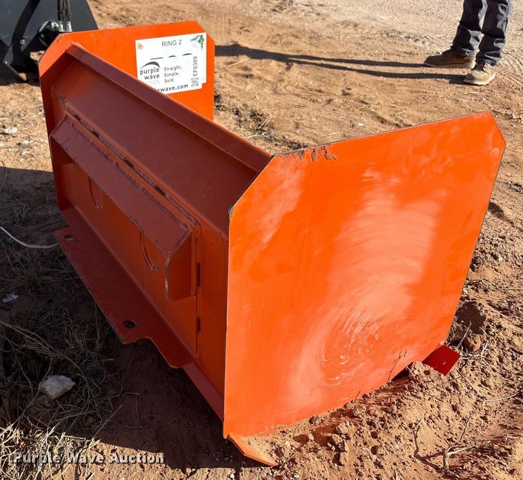 image for item EF6309 Compact utility loader snow pusher