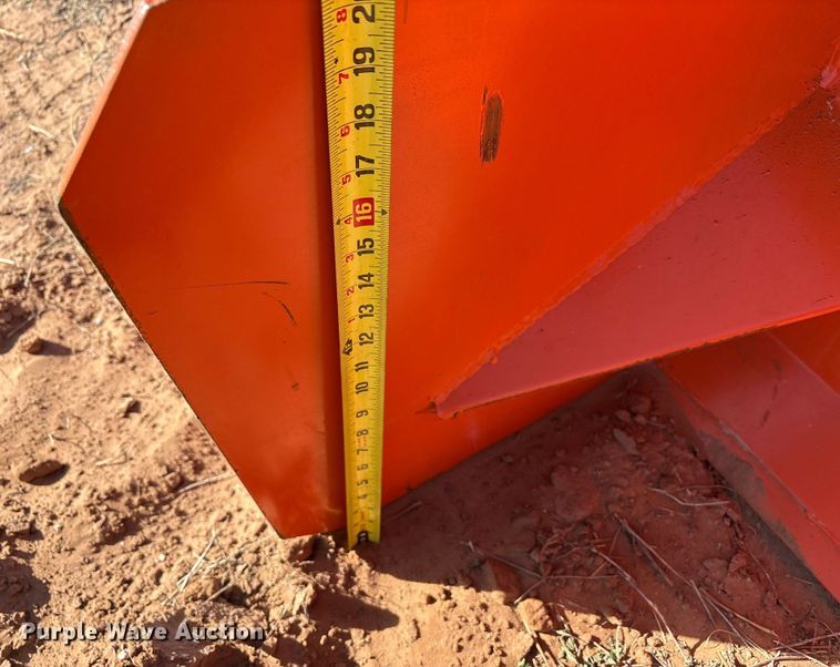 image for item EF6309 Compact utility loader snow pusher