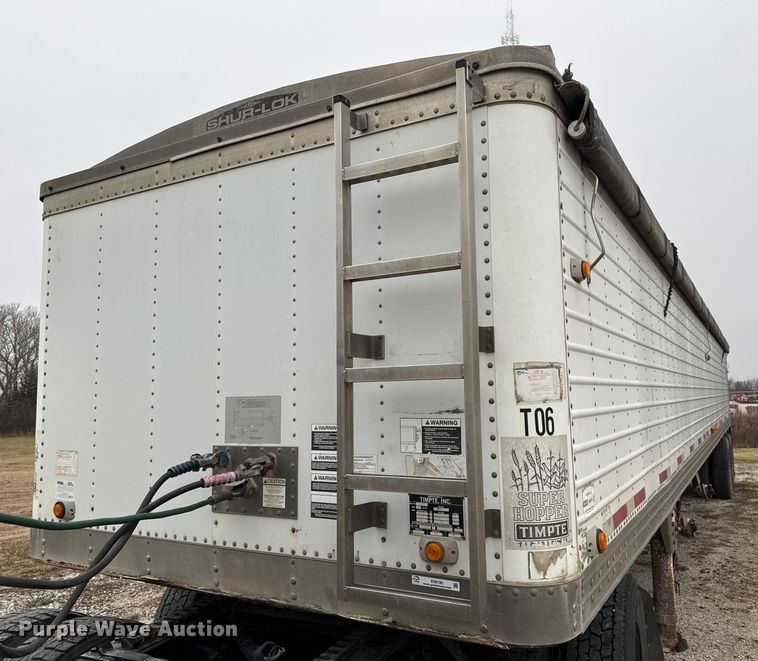 image for item EN0180 1997 Timpte Super hopper grain trailer