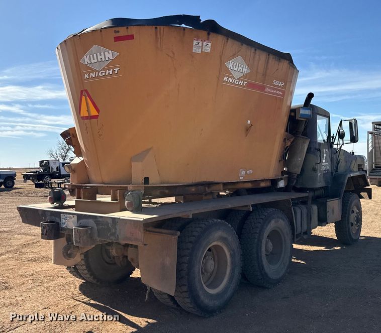 image for item EP2728 1985 AM General M931A1 feed mixer truck