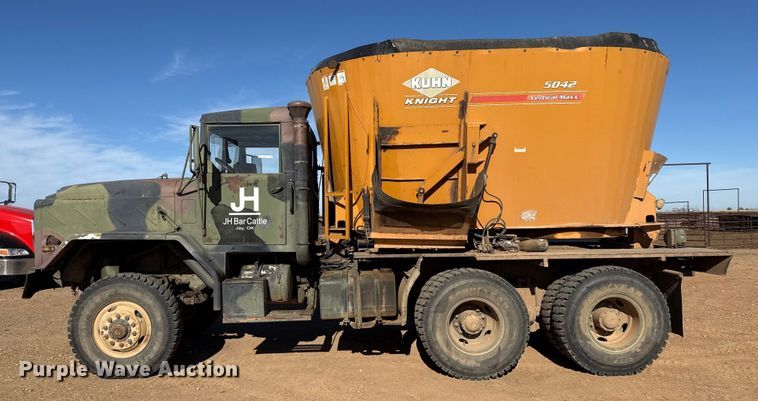 image for item EP2728 1985 AM General M931A1 feed mixer truck