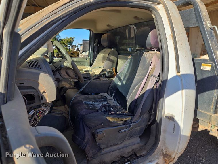 image for item ET1112 2013 GMC Sierra 3500HD bale bed pickup truck