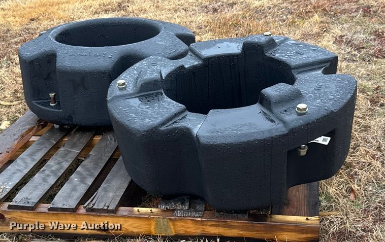 image for item ET4153 (2) tractor wheel weights