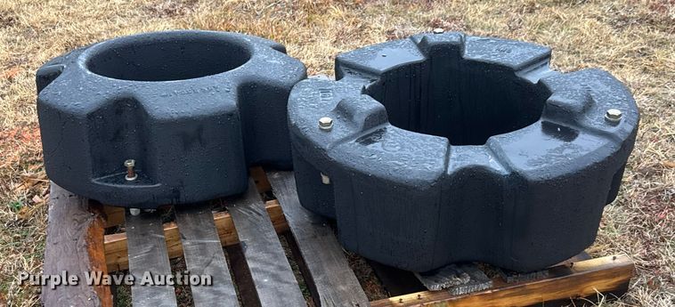 image for item ET4153 (2) tractor wheel weights