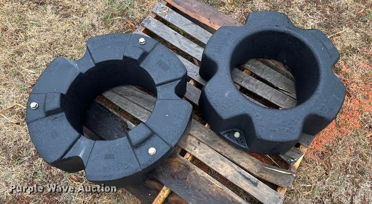image for item ET4153 (2) tractor wheel weights