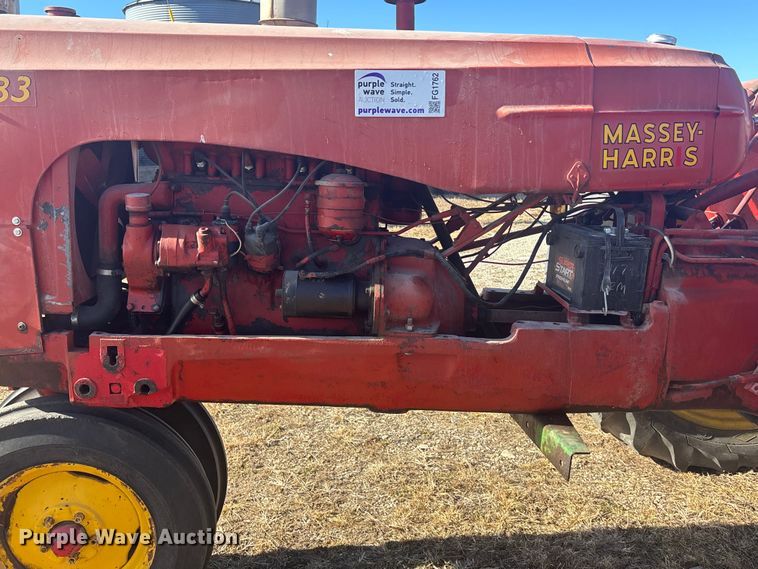image for item FG1762 1955 Massey Harris 33G1R1 tractor