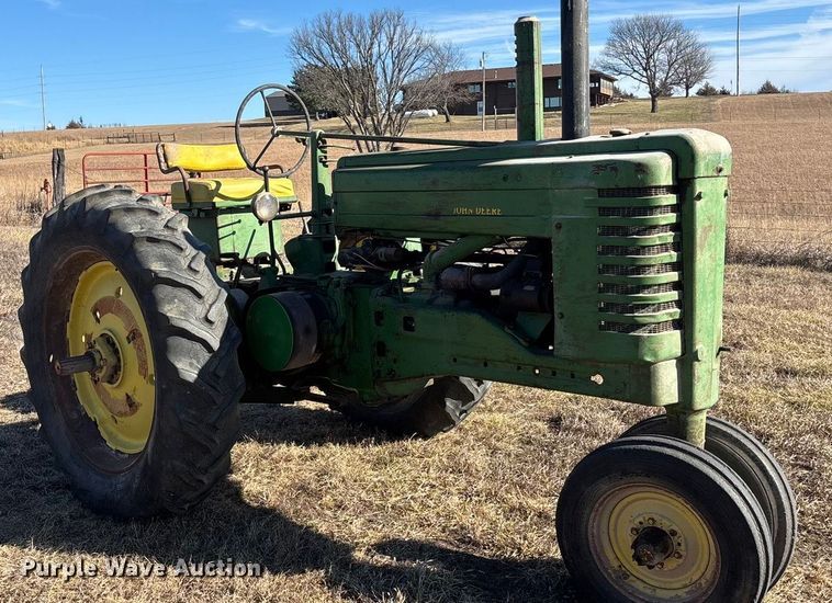 image for item FG1763 1952 John Deere A tractor