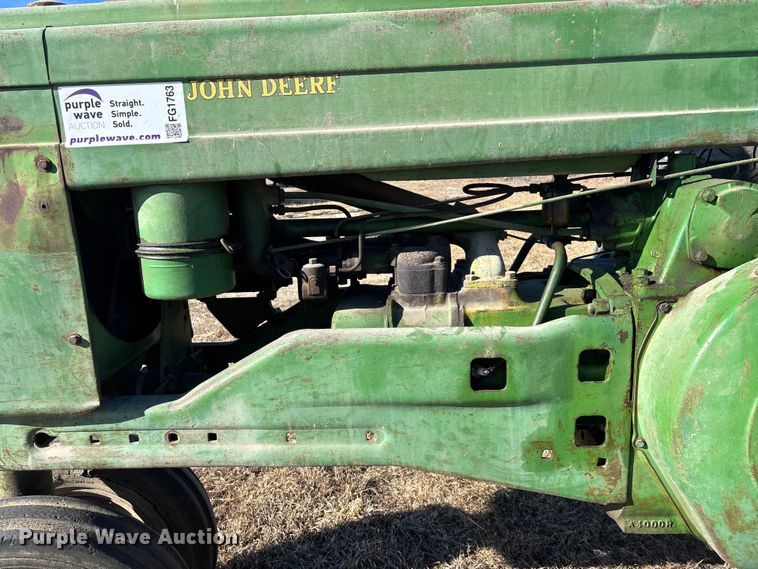image for item FG1763 1952 John Deere A tractor
