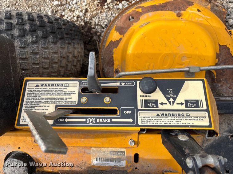 image for item FG2527 2007 Cub Cadet Z-Force ZTR lawn mower