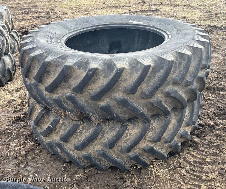 image for item OE9318 (2) Armstrong 18.4R34 tires