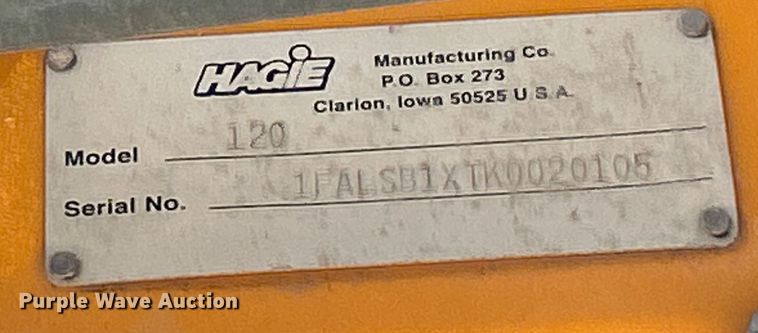 image for item YA1821 2020 Hagie STS16 sprayer