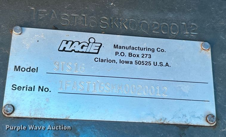 image for item YA1821 2020 Hagie STS16 sprayer