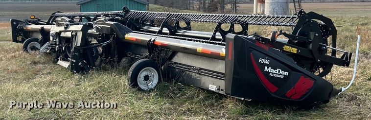 image for item YA1837 2021 MacDon FD140 flex draper head