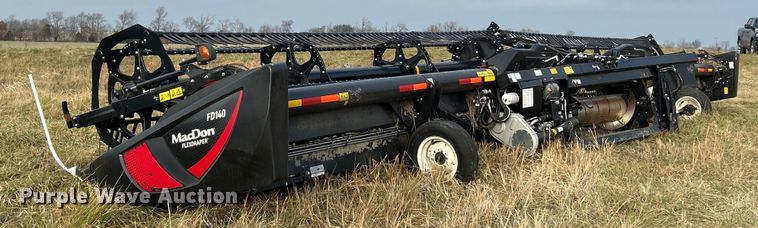 image for item YA1837 2021 MacDon FD140 flex draper head