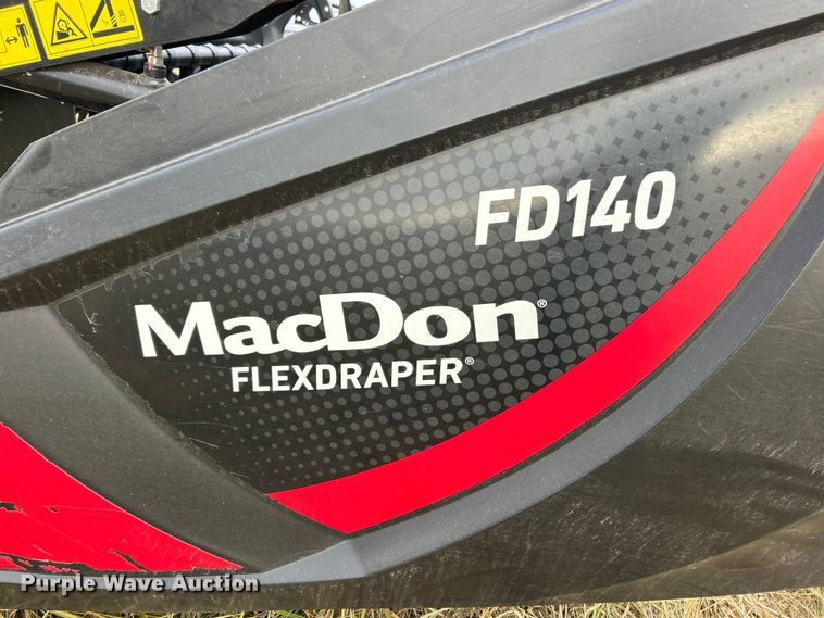 image for item YA1837 2021 MacDon FD140 flex draper head