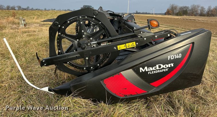 image for item YA1837 2021 MacDon FD140 flex draper head