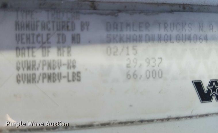 image for item YA1842 2016 Western Star 4700 feed mixer truck