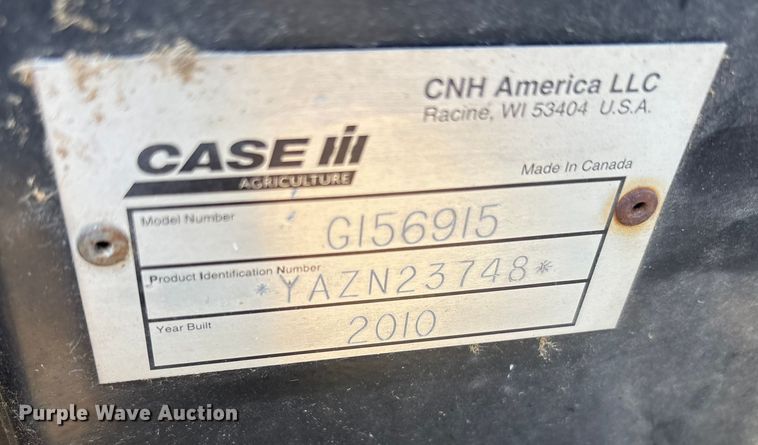 image for item YA1890 2010 Case IH 2162 35MIO 2BH flex draper head