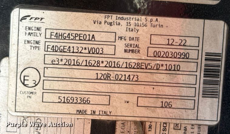 image for item YA1893 2023 Case IH MAXXUM 115 MFWD tractor