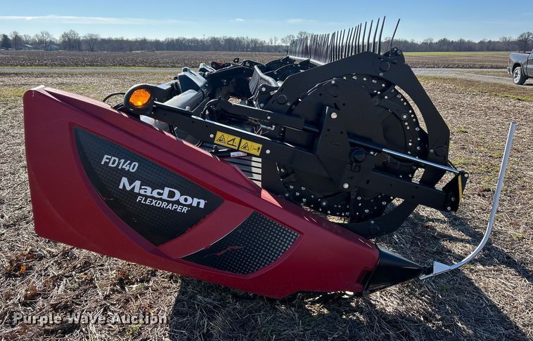 image for item YA1983 2021 MacDon FD140 flex draper head