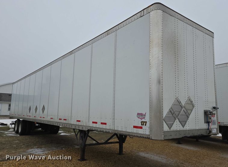 image for item EB1218 2017 Wabash Vans Dry Van Duraplate dry van trailer