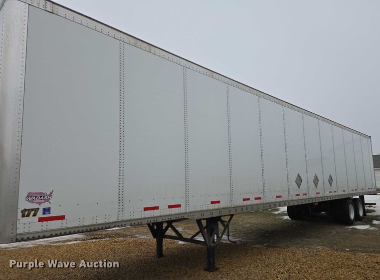 image for item EB1218 2017 Wabash Vans Dry Van Duraplate dry van trailer