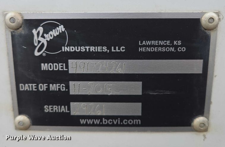 image for item EB1221 2016 Kenworth T800 box truck