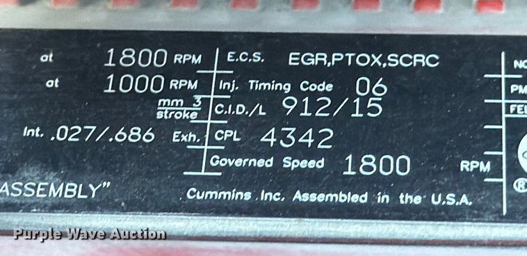 image for item ED5089 2020 International LT625 semi truck