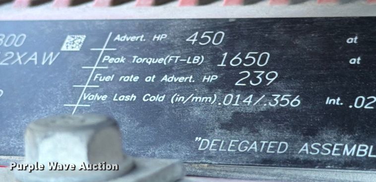 image for item ED5089 2020 International LT625 semi truck