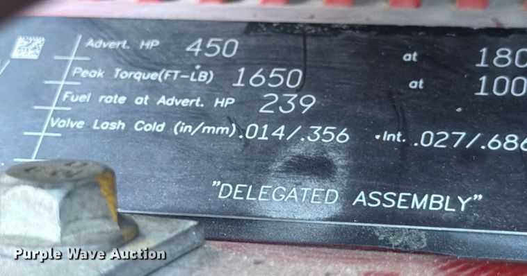 image for item ED5092 2020 International LT625 semi truck