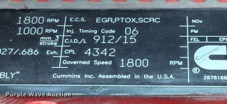 image for item ED5092 2020 International LT625 semi truck