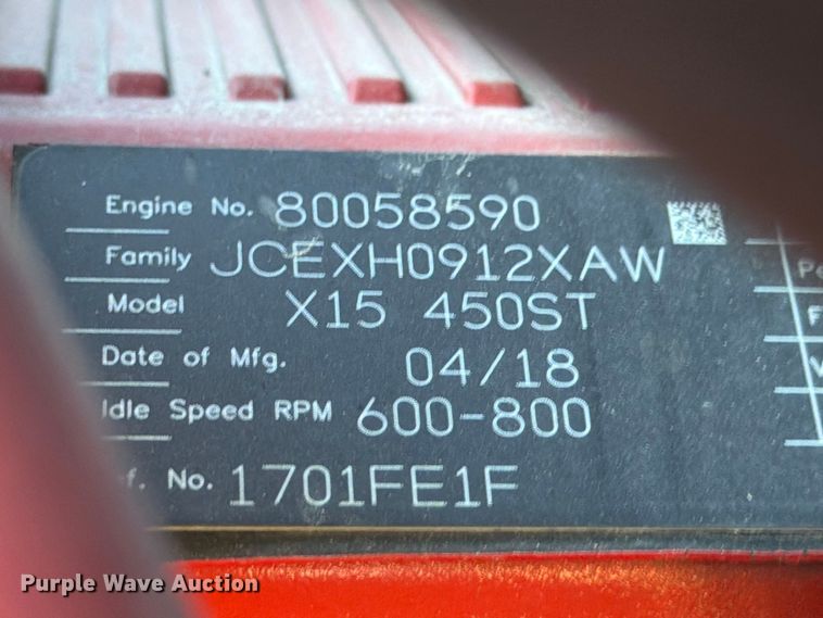 image for item ED5094 2019 International LT625 semi truck