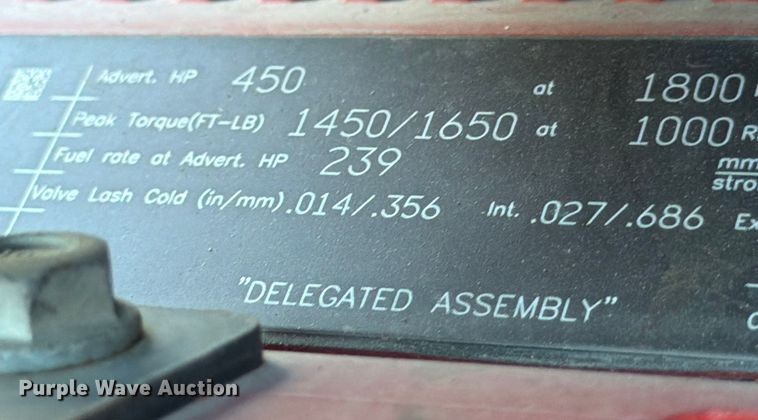 image for item ED5094 2019 International LT625 semi truck