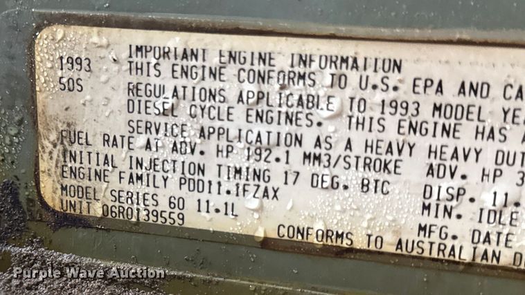 image for item EN0828 Detroit Diesel Series 60 engine